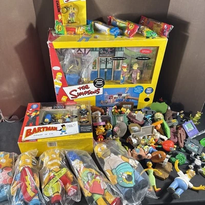 大量 SIMPSONS 批量 PLAYMATES 动作人物 HALLOWEEN BURGER KING PLUSH BUMPER — 第 1/4 张图片