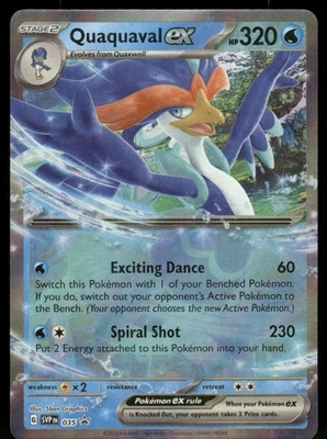 Quaquaval ex - 035 Promo Holo NM Pokemon SV: Scarlet & Violet Promo Cards - Image 1 of 2