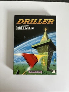 Driller Vintage Video Game - Amstrad CPC Boxed With Manual - Picture 1 of 8