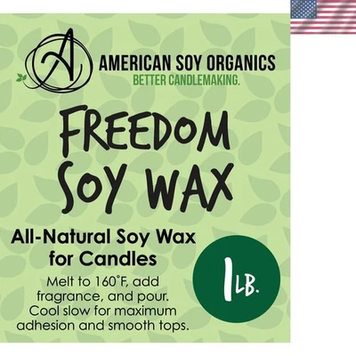 Cuentas de cera de soja Freedom de 1 lb - Suministros de velas personalizables y para microondas Foto 1 de 2