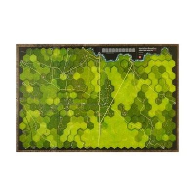 Tablero De Mapa Montado - Operación Dauntless / Invierno Rojo NM - Imagen 1 de 2