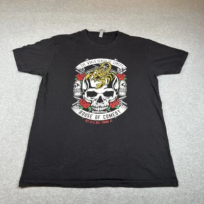 Футболка мужская World Series Of Comedy 2019 L черная Phoenix AZ Skull Rose Scorpion - Изображение 1 из 4