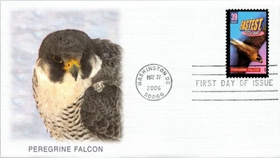FDC 2006 SC #4038 Fleetwood Cachet, Peregrine Falcon - DC Cancel - J18075 - Image 1 of 2