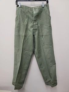 Vintage US Army OG-107 Sateen Type 1 Class 1 Trouser Hose USA Vietnam 34x31 - Bild 1 von 14