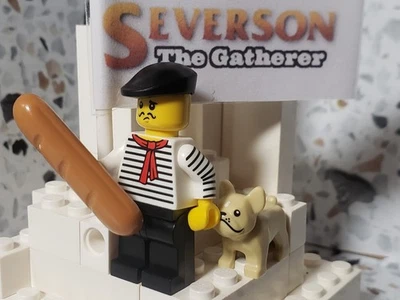 LEGO Serie 17 Mini - Conocedor Francés con Baguette y Bulldog - 71018 Foto 1 de 3