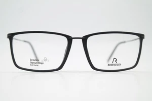Brille Rodenstock R 7064 Titanium Schwarz Eckig Brillengestell eyeglasses Neu - Picture 1 of 6