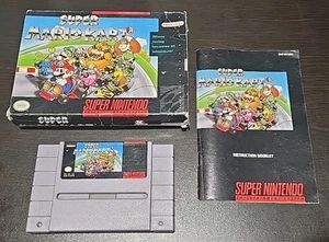 Super Mario Kart SNES Super Nintendo Cartridge, Box & Manual CIB - Picture 1 of 1
