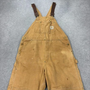 Carhartt Latzhose Erwachsene 36 x 30 hellbraun Latzhose Latzhose Double Knee ... - Bild 1 von 11