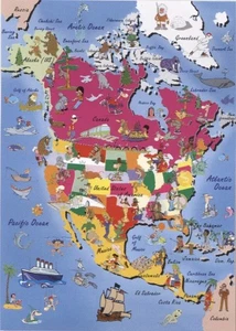 DT50663-MP-03 - * D-Toys - Super Puzzle 240 - Maps 3 - Picture 1 of 1