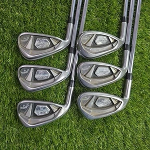 Callaway Rogue X Iron Set 5-PW XP95 Regular Flex Shafts *LEFT HANDED* - Picture 1 of 8