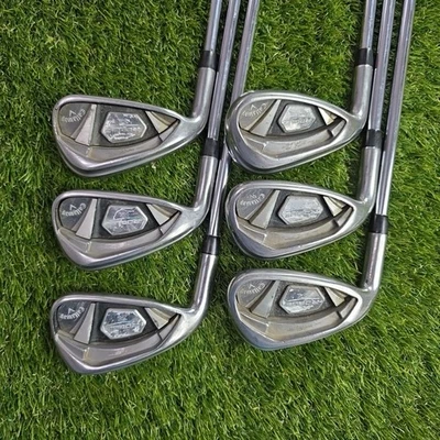 Callaway Rogue X Iron Set 5-PW XP95 Regular Flex Shafts *LEFT HANDED* - Image 1 of 4