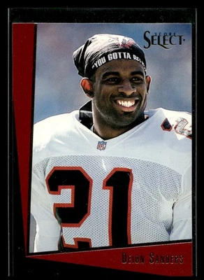 1993 Select Deion Sanders #3 Atlanta Falcons - Image 1 of 2
