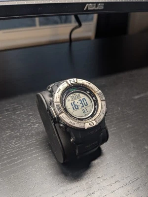 Sensor triple atómico solar resistente Casio Pro Trek PRW-3500.  PRW3500-1 Foto 1 de 4