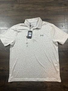 Under Armour Herren XL UA Playoff 3.0 bedrucktes Golfshirt Performance UPF 40 neu mit Etikett - Bild 1 von 4