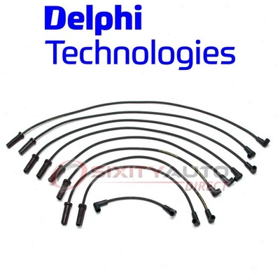 Delphi Spark Plug Wire Set for 1992-1993 Chevrolet K2500 Suburban 7.4L V8 sr - Imagem 1 de 4
