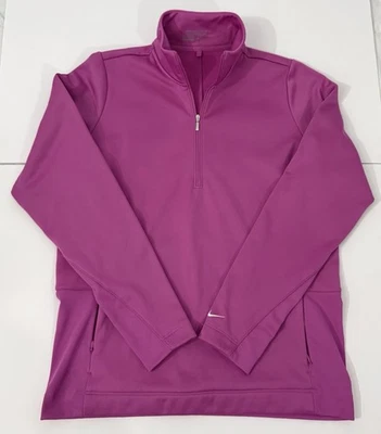 Pullover Nike Golf Tour Performance ajuste térmico 1/4 cremallera - rosa - XL para mujer Foto 1 de 4