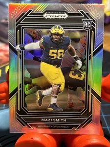 Mazi Smith 2023 Panini Prizm Draft Picks Prizms Silver #187 Michigan Wolverines - Picture 1 of 2
