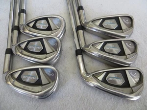 NICE CALLAWAY ROGUE X CF18 5-PW IRON SET TT XP 95 S300 STIFF STEEL MENS RH - Picture 1 of 9