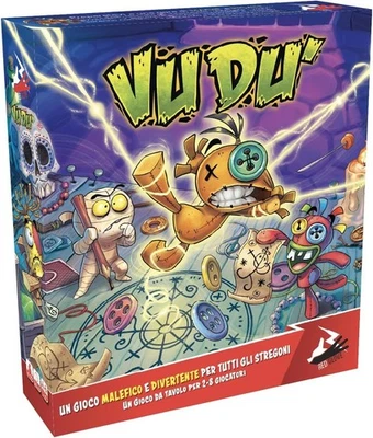 Vudu Gant Rouge Édition En Italien Jeu De Société Cartes Boîte - Photo 1/4