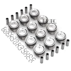 12x Engine Pistons & Rings Set for Mercedes-Benz W222 X222  W221 M275 M279 6.0T - Picture 1 of 4