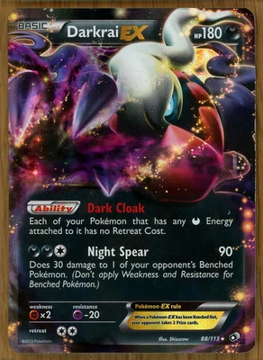 Darkrai EX - 88/113 ~ Ultra Rare ~ BW - Legendary Treasures ~ Near Mint!!! - Image 1 of 2