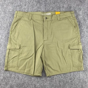 Pantaloncini da lavoro Carhartt Rugged Flex Cargo uomo 40 verde vestibilità rilassata tela 9" nuovi con etichette - Foto 1 di 10