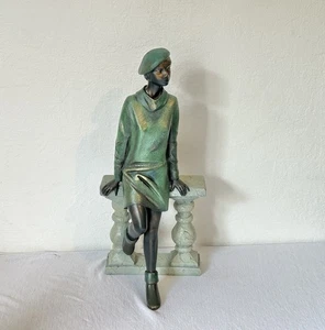 Figur Enesco Dame Lady Stehend Skulptur Statue Vintage - Bild 1 von 6
