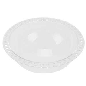  Bolsa de ganchillo transparente peluquero peluquería acrílico cubierta piezas trenzadas - Imagen 1 de 11