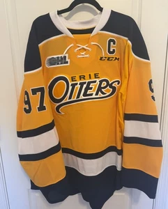 Erie Otters OHL Authentic Connor McDavid Gold CCM Edge 2.0 7287 MiC Trikot - Bild 1 von 6
