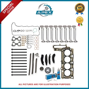 BMW X SERIES 2.0 DIESEL N47D20 N47 HEAD GASKET SET WITH ENGINE REBUILD KIT PARTS - Picture 1 of 5