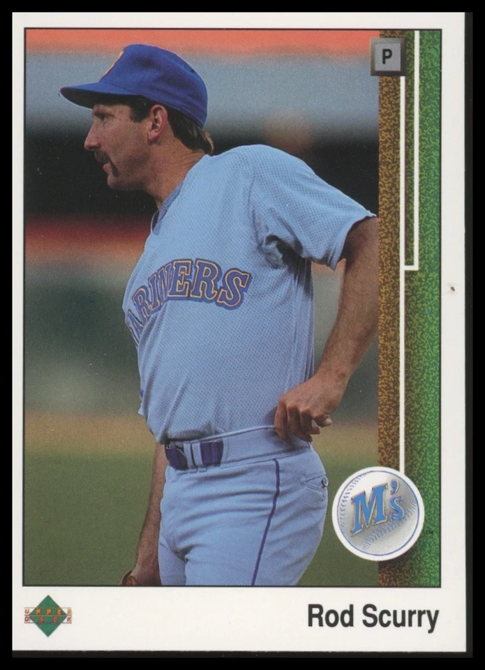 1989 Upper Deck #208 Rod Scurry Seattle Mariners - Image 1 of 1