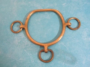 Messing Chifney Blei Bit gerader Mund Jährling Größe 4 Zoll Trainingsgebiss - Bild 1 von 2