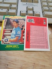 1986 FLEER LIMITED EDITION # 6 GEORGE BRETT , ROYALS 