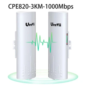 UeeVii 5.8G Point to Point WiFi Wireless Bridge Outdoor CPE Network Extender - Picture 1 of 61