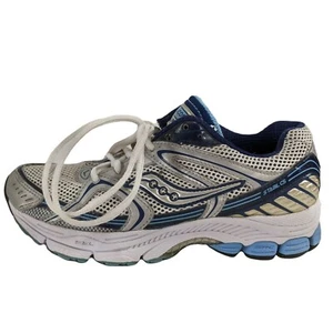 Saucony Stabil CS Womens Pro Grid Comfort Running Sneakers Size 7.5 Blue /Silver - Picture 1 of 11