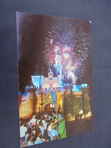 Disneyland Fantasyland Postcard Fantasy in the Sky Fireworks - Picture 1 of 3