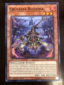 Crusadia Reclusia CYHO-EN006 YuGiOh! Cybernetic Horizon 1st Edition Near Mint x1 - Picture 1 of 2