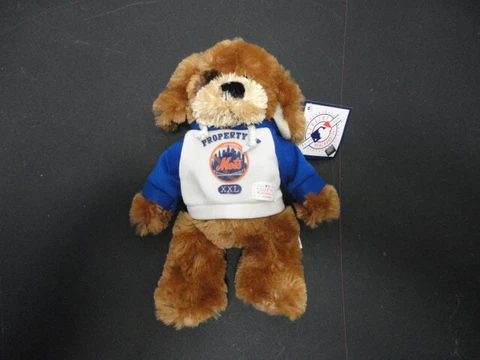New York Mets Stuff Animal Dog W/Hoodie 10" Plush Cover