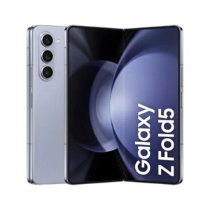 Samsung Z Fold 5 512GB Ice Blue Warranty Unlocked - Very Good Condition - Picture 1 of 11