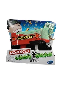 Hasbro Monopoly Cash Grab Game Money Shooter Gaming Age 8+ New In Box - Picture 1 of 5