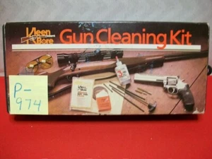 VINTAGE KLEEN BORE HANDGUN CLEANING KIT IN ORIGINAL FACTORY PKG. & CASE VGCFA - Picture 1 of 9