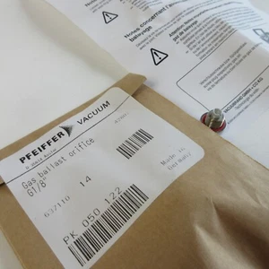 Pfeiffer Vakuum Gasvorschaltgerät Blende G1/8" G 1/8" Bruker 556295 Membranpumpe - Bild 1 von 5