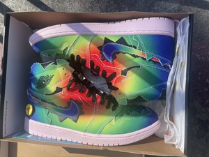 Las mejores ofertas en Jordan 1 Retro OG Alto x J Balvin Tie Dye | eBay