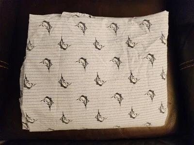 Sábana bajera plana TOMMY HILFIGER pez espada rayas algodón Foto 1 de 4