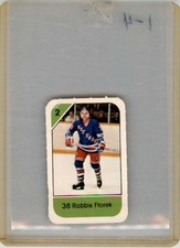 1982-83 POST CEREAL MINI NHL HOCKEY CARD ROBBIE FTOREK HARTFORD WHALERS #NNO