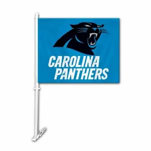 Carolina Panthers NFL Blue Car Flag ( set of two )  C - Picture 1 of 1