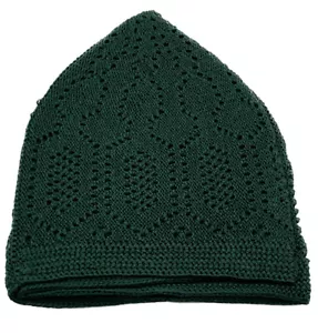 Knit Islamic Turkish Kufi Cap Muslim Beanie Skull Cap Takke - One Size fits Most - Picture 1 of 2