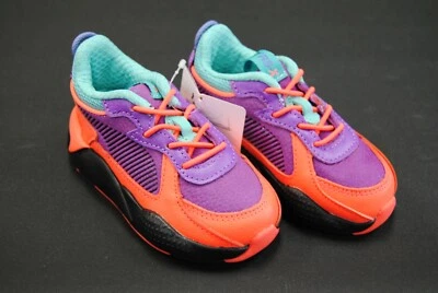 [372202 01] NUEVO NIÑO PUMA RS-X GARRA INF BRILLO PÚRPURA NRGY ROJO PISTA TURQ PB9 Foto 1 de 4