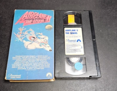 Airplane II 2 : The Sequel (VHS, 1982) Rare Comedy Original First Release HTF - Image 1 of 4