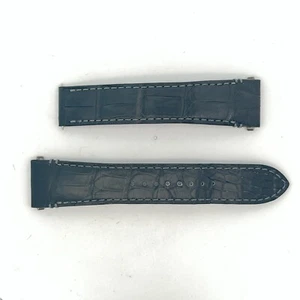 Cartier Santos de Cartier 18mm x 16mm Black Alligator Leather Strap KDAALABY - Picture 1 of 2